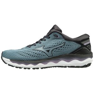 Mizuno Wave Sky 3 Παπουτσια Για Τρεξιμο Γυναικεια - Μπλε Πρασινο